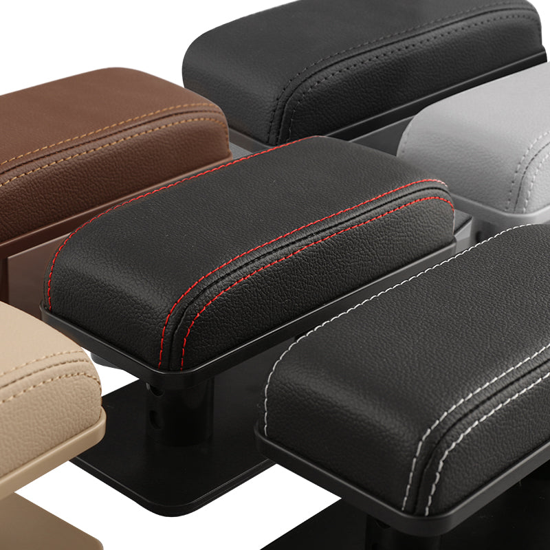 JEYODA Car Armrest Pad, Left Elbow Support, General Leather Booster P